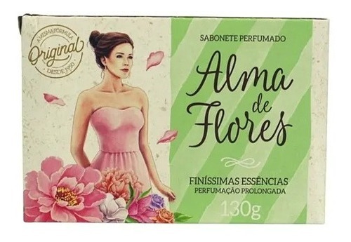 12un ___ Alma De Flores Finissima Essencia Sabonete 130g