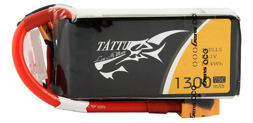 Tattu Batería Lipo De 11.1v Mah 75c 3s Con Enchufe Xt60 Pa.