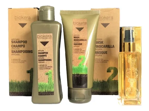 comprar  Shampoo Argán 300ml + Mask Argán 200ml + Arganology 60ml