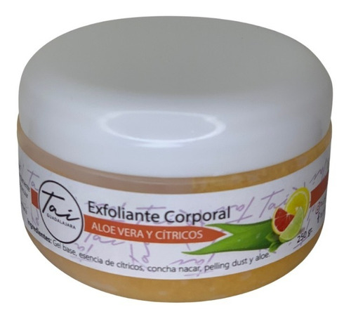 Exfoliante Cítricos Y Aloe Vera Natural Corporal 250 Gramos