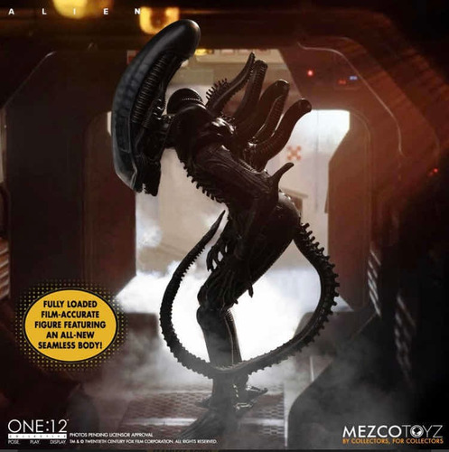 Alien Xenolorph In Space Mezco Toys One: 12 Sellado Original