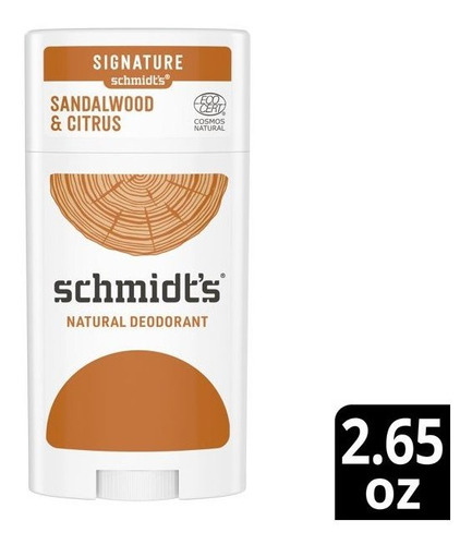 Desodorante Schmidts Sandallwood+citrus 75g 