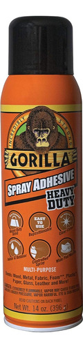 Gorila Heavy Duty Spray Adhesivo, Multipropósito 396g 