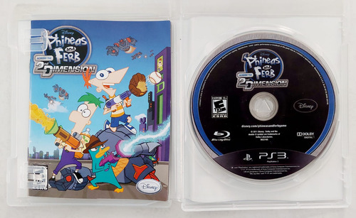 Juego Para Ps3 Phineas Y Ferb En 2nd Dimension Físico (Usado)