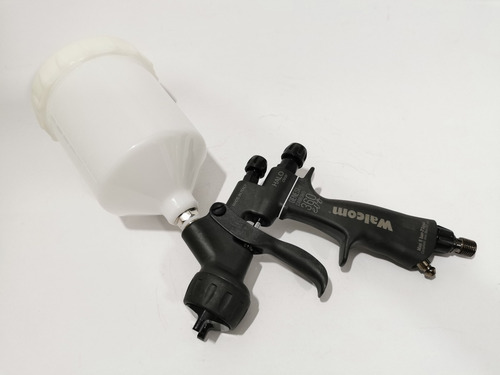 Pistola Negra Walcom Genesis Carbon Clear 360 Evo De 1,3 Hte Negro (Usado)