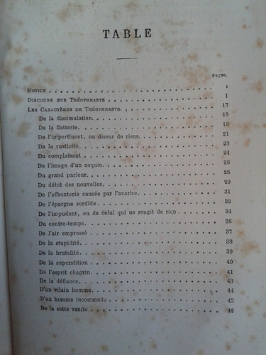 Imagen 3 de 5 de Les Caracteres De Thephraste La Bruyere En Frances Garnier