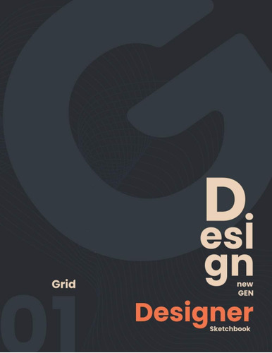 Libro: Designer Sketchbook (grid ) Design New Generation Pro