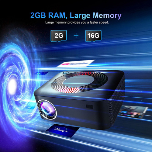Proyector X5 4k Android 11 Bluetooth 5.0 5g Wifi 12000 Lúmen
