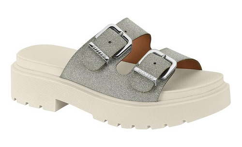 Tamanco Chinelo Vizzano Flatform Birken Glitter Fivelas 6499