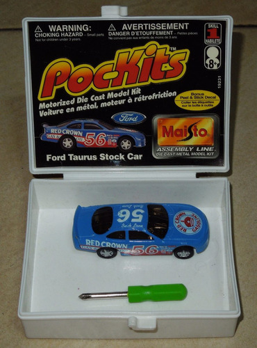 Lee Detalle!!!!! Ford Taurus Stock Car Maisto 1/64 Pockits (Usado)