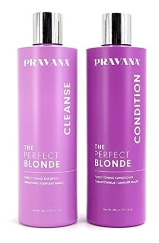 Kit Shampoo + Acond Perfect Blonde Pravana 300ml Matizador