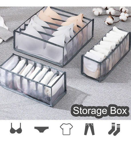 Imagen 5 de 5 de Organizador De Ropa Interior, Set De 3 Divisores, Gran Promo