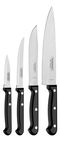Parrilla De Estante Alfamex + Cuchillos + Sartenes Color Blanco
