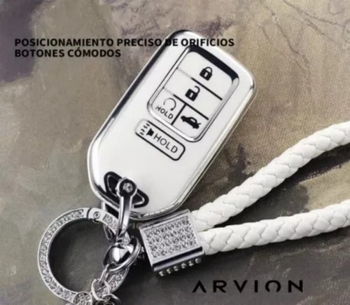 Dllm Funda Para Llave Honda Crv Hrv Accord Civic Fit Pilot City