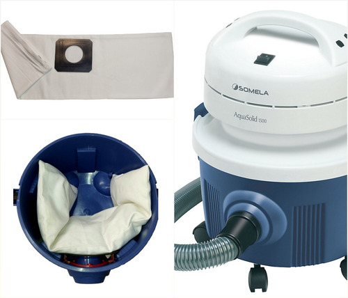 Imagen 1 de 3 de 3 Bolsas Reusables Para Aspiradora Somela Aqua Solid 1500