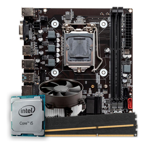 Kit Upgrade Intel I5 4ª + Cooler, Placa Mãe, 16gb Ddr3
