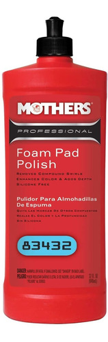 Madres 83432 Profesional Almohadilla De Espuma Polaco 32 Oz