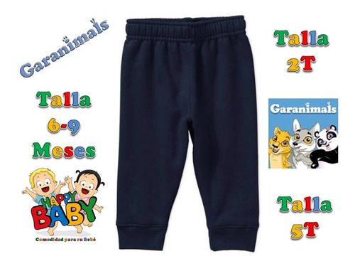 Pantalón Mono Azul Marino Escolar Marca Garanimals