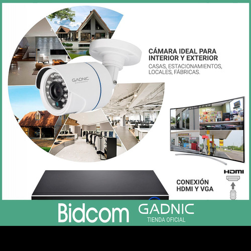 Camaras De Seguridad Hd Dvr 8ch + 4 Camaras Ir + Dico De 1tb