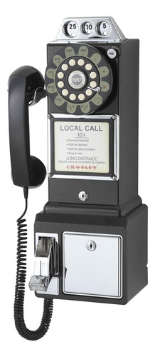 Telefono Antiguo Crosley, Con Banco De Monedas Integrado