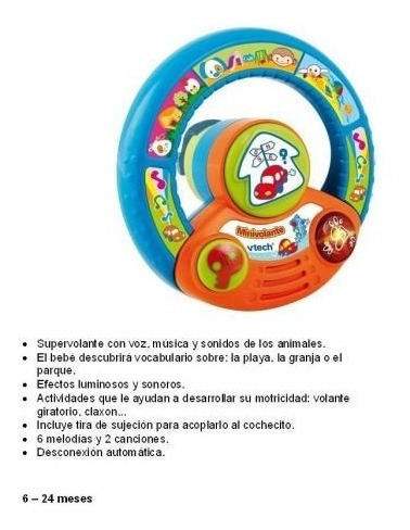 Imagen 7 de 8 de Vtech Primera Infancia Minivolante Estimula A Tu Bebe