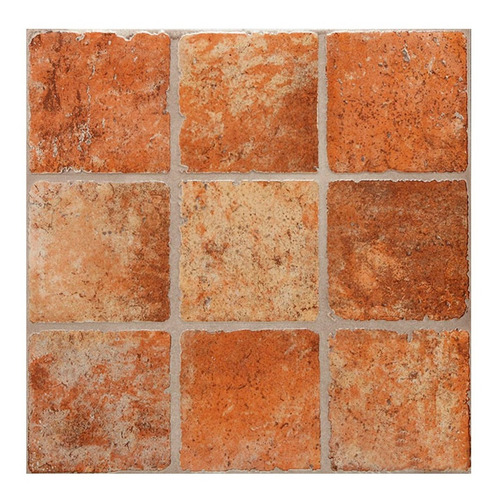 Imagen 1 de 6 de Piso Ceramico 1cal 45,3x45,3 Rustico Ebano Sat San Lorenzo