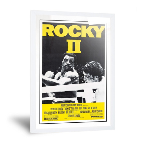 Cuadro Rocky Balboa Apollo Creed Afiche Película Cine 35x50