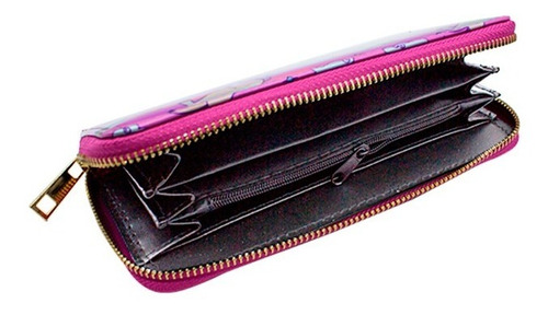 Cartera De Dama Con Monedero Juvenil Tornasol Mayoreo 6 Pzs Color Plateado Diseño De La Tela Sintético
