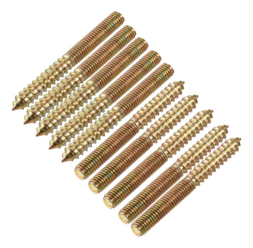 Pernos De Sujeción M8x75mm Tornillo Doble Roscado 10uds