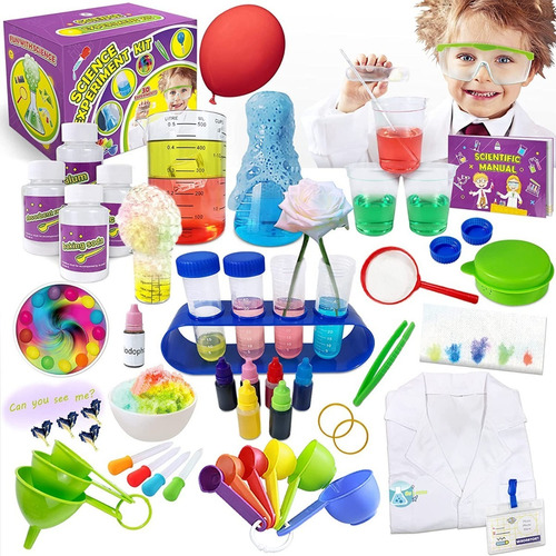 Kit Experimentos Ciencia Para Niños Con Productos Químicos