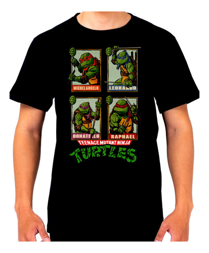 Remera Las Tortugas Ninja Tmnt 945 Dtg Minos