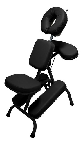 Imagem 2 de 4 de Cadeira Quick Massage Shiatsu Black Dobrável Legno, Algodão