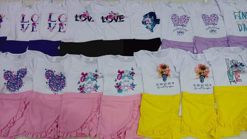 Conjunto De Blusa Y Short Para Dama