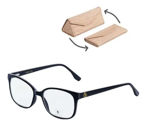 Lentes Anteojos Filtro Luz Azul Bluecut Importado Negros