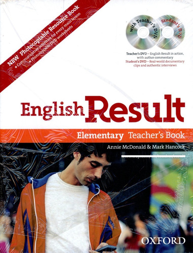 English Result - Elementary - Tch's Res.w/dvd - Mark, Annie
