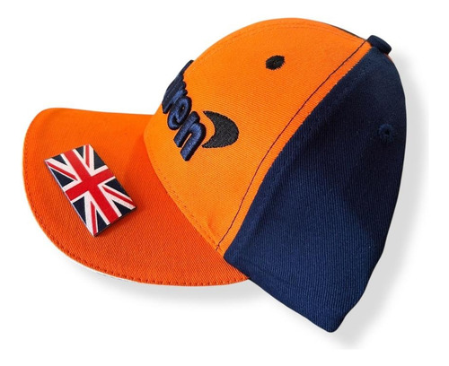 Boné Mclaren Aba Curva Fórmula 1 Gp Norris Piastri Laranja / Azul Un