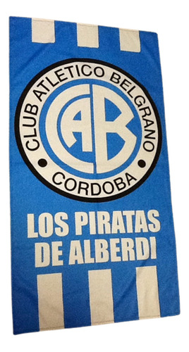 Belgrano De Córdoba  Bandera + Toallon + Gorra Regálalo