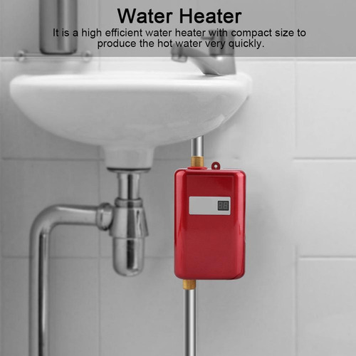 Calentador De Agua Instantáneo Eléctrico De 110v 3000w