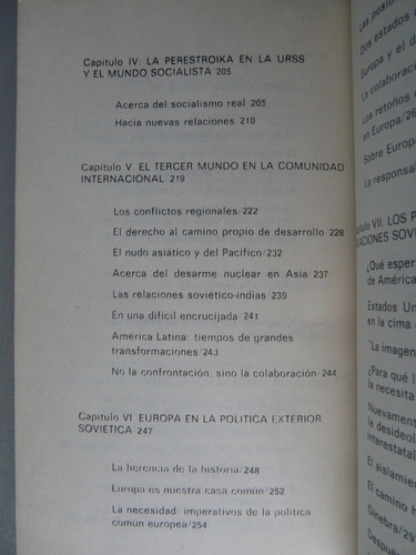 La Perestroika - La Nueva Mentalidad Para Nuestro País Y Par (Usado)