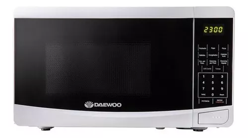 Microondas Daewoo Digital D223dg 23 Litros Bifunción Blanco
