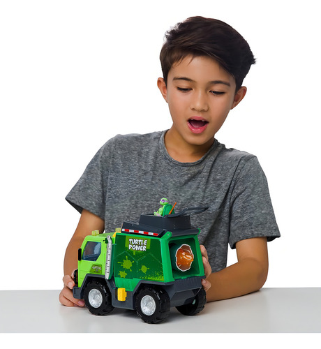 Camion De Basura Con Figura Luz Sonido Tortugas Ninja 71045