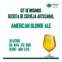 Comprar Kit De Insumos Receita De Cerveja Artesanal Blonde Ale - 20l