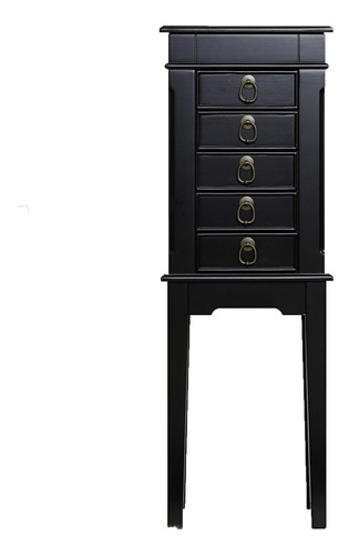 Cofre Decorativo Para Joyas Color Negro Alveare Home Kimmy