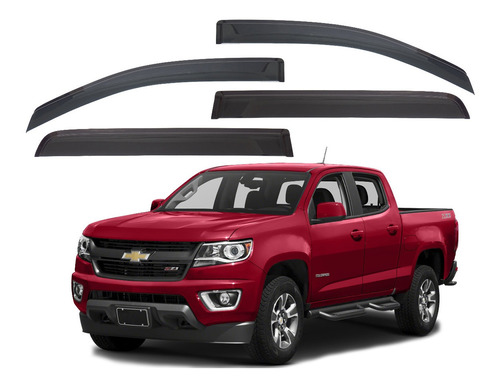 Aletas Bota Agua Negra Chevrolet Colorado 2017-2021