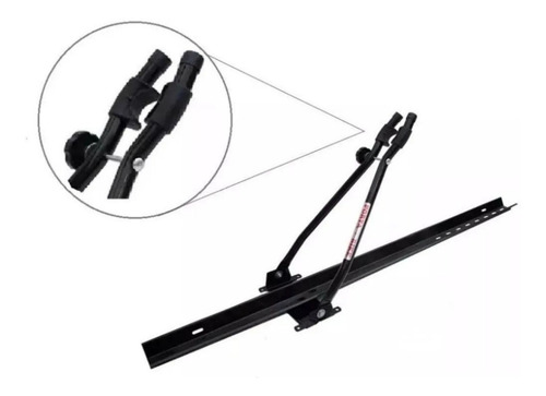 Imagem 3 de 5 de Kit 3 Calhas Transporte De Bike Transbike Para Teto Do Carro