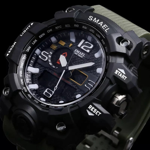 Relógio Masculino Militar Esportivo Digital Smael 1545