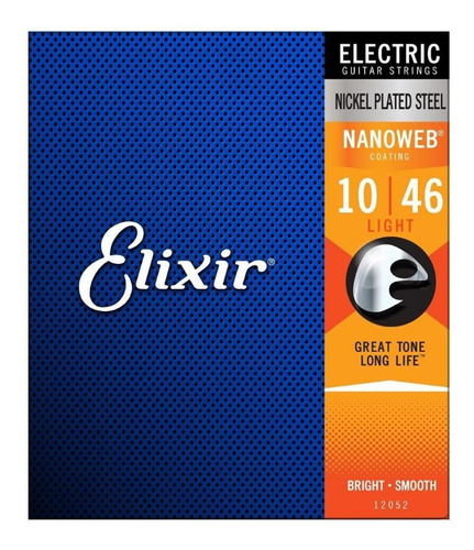 Encordoamento Guitarra Elixir Nanoweb 0.10/0.46 Original