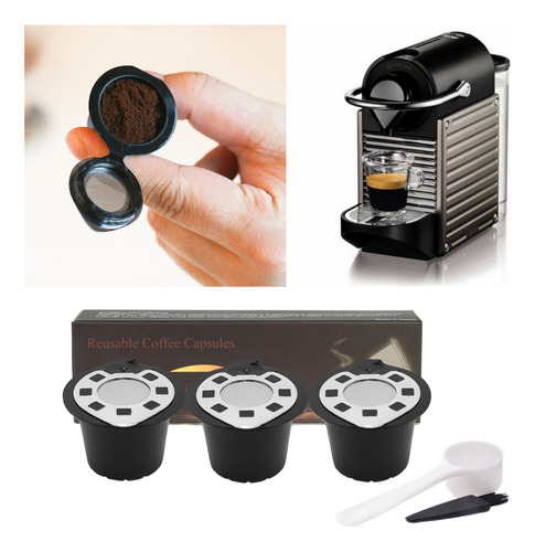 Pacote De Conjunto Para Máquinas Cápsulas De Café Prata