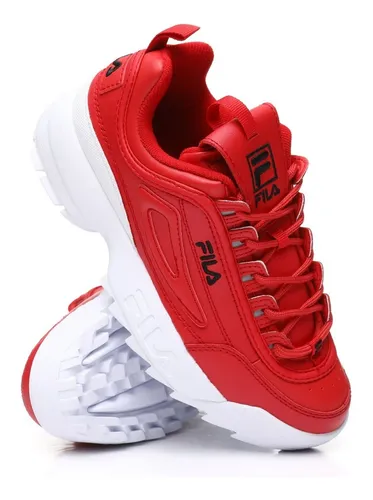 Fila tenis sales rojo
