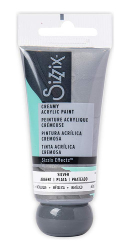 Sizzix Pintura Acrilica Metalica Cremosa Fl Oz) Color